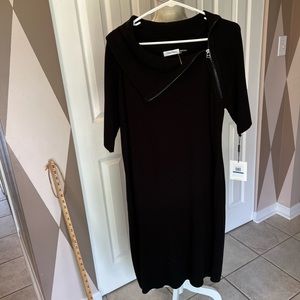 Calvin Klein black sweater dress size xl